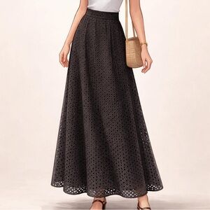 Chico’s Black Maxi Skirt Women’s Size 3